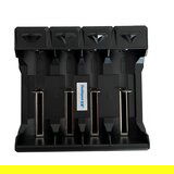 OXE Punjač baterija 18650 / 26650 / 21700 / 16340 / 14500 / 10440, 4 priključka | shoptok.hr