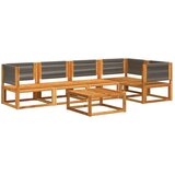vidaXL 6-dijelna set vrtnih sofa s jastucima masivno bagremovo drvo | shoptok.hr