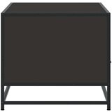 vidaXL Klubska mizica črna 100x50x45 cm inženirski les in kovina | Shoptok.si