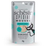 Schesir Cat Special Mousse Skin&Coat Losos in Piščanec 70 g vrečka Cene