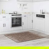 vidaXL Shaggy preproga visoka kup rjava 120x120 cm PP Cene