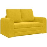 Krevet na razvlačenje Žuta 148 x 71 x 83 cm Baršun | Eponuda.com