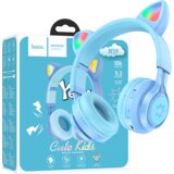 hoco. W39 Dječje slušalice Mačje uši, Stereo, Bluetooth v5.3 Povezivanje, 400mAh, Ljubičaste | Eponuda.ba