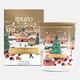 ípuro Christmas Town Glamour Night dišeča sveča s pokrovčkom 270 g | Shoptok.si