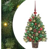 vidaXL Umestno božično drevo med 150 LED Zelena 75 cm PE in PVC, (5000067196) Cene