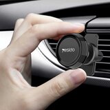 Yesido Avtomobilsko držalo (C61) - magnetno držalo za mobilni telefon za zračnik - črno | Shoptok.si