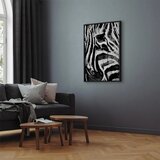  Slika - Striped Nature (1 Part) Vertical 60x90 U crnom drvenom okviru | shoptok.hr