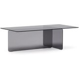 Kave Home Sivi stakleni stolić za kavu 60x120 cm Zaren – | shoptok.hr