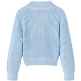 vidaXL Otroška jopica pletena modra 92 | Shoptok.si