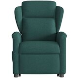 Naslonjač na podizanje od tkanine tamnozeleni | shoptok.hr