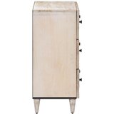  Kreveta 2 pcs Bijelo 60 x 33,5 x 75 cm Čvrsto drvo manga | shoptok.hr