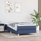  Box spring posteljni okvir moder 80x200 cm blago, (20684786) | Shoptok.si