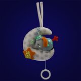 Fehn Music Box Good Night viseća igračka kontrastnih boja s melodijom Elephant on the Moon 1 kom | shoptok.hr