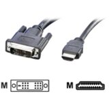 Roline DVI/HDMI kabel DVI-D 18+1-polni vtič, HDMI-A vtič 10.00 m črna 11.04.5553 zaščiten, primeren za obojestranski priključek DVI kabel, (20417933) | Shoptok.si
