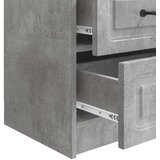  Noćni ormar Betonska siva 43 x 34,5 x 44,5 cm Konstruirano drvo | Eponuda.ba