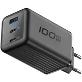 kućni punjač, GAN+ USB-A/2x, USB-C/1x, 100W