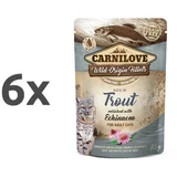 Carnilove cat wmm adult - postrv & slamnik, 85 g 6 x 85 g