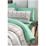 Mila Home Bela/zelena posteljnina za zakonsko posteljo/podaljšana z rjuho/4-delna 200x220 cm Ethnic – | Shoptok.si