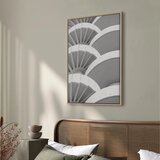  Slika - White Detail (1 Part) Vertical 80x120 U prirodnom drvenom okviru | shoptok.hr