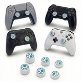  Mačje tačke 6 silikonskih kapic belo-modre barve za PS5 & PS4 & XBOX & Switch Pro | Shoptok.si