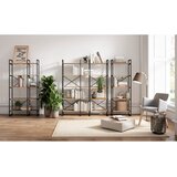 Marckeric Crna/natur polica u dekoru hrasta 58x175 cm Dusan - | shoptok.hr