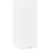 vidaXL Viseča omarica Riga 2 pcs Bela 30 x 31 x 80 cm Konstruiran les | Shoptok.si