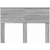  Uzglavlje s uzglavljem Siva Sonoma 135 cm Konstruirano drvo | shoptok.hr