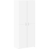 Ormarić za spise bijeli 60 x 32 x 153 cm od konstruiranog drva | shoptok.hr