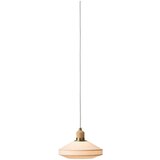Halo Design 744091-Luster na sajli PARIS 1xE14/40W/230V prečnik 24 cm krem./mesing/hrast | Eponuda.com
