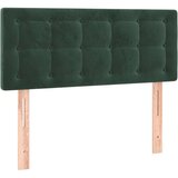  Posteljno vzglavje temno zeleno 80x5x78/88 cm žamet | Shoptok.si