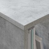  Polica za časopise Betonski sivi 102 x 30 x 45 cm | shoptok.hr