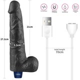 Lovetoy 2024 Vibracijski Penis Lovetoy Real Softee Black 10,5'' | Shoptok.si