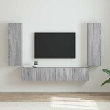 vidaXL TV zidni ormar Zidne 2 pcs Siva Sonoma 30 x 31 x 100 cm Cijene
