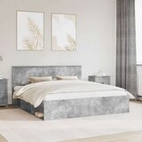  okvir za krevet beton 180 x 200 cm čvrsto borovo drvo | shoptok.hr