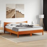 Furnova Posteljni okvir brez vzmetnice vošč. rjav 180x200 cm borovina, (21935950) Cene