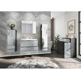 Germania Sivi zidni ormarić s umivaonikom u sjajnom dekoru 81x65 cm Vasio – | shoptok.hr