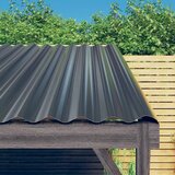 Krovni paneli 12 kom pocinčani čelik antracit 100x36 cm | shoptok.hr