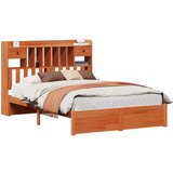  Polica za knjige Krevetski okvir Vosak Smeđa 200 x 150 cm | shoptok.hr