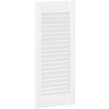 vidaXL vrata za omarico z letvicami 4 kosi bela 69x29,5 cm | Shoptok.si