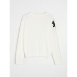 Sinsay Oversize džemper s cvjetnim motivom | shoptok.hr