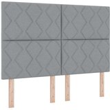 vidaXL Postelja z vzmetnico z vzmetnico Svetlo siva 160 x 200 cm blago, (5000127632) | Shoptok.si