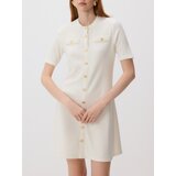 Reserved Haljina od viskoze - krem | shoptok.hr