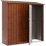  Vrtne šupe Smeđa 203,5 x 73 x 200 cm Metal | shoptok.hr