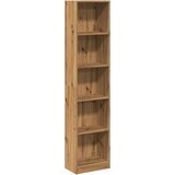 Maison Chic Knjižna omara - Knjižni regal hrast 40x24x176 cm inženirski les, (21723098) | Shoptok.si