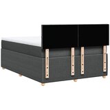  Krevet s oprugama i madracem tamnosivi 140x190 cm od tkanine | shoptok.hr