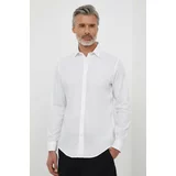 Liu Jo Bombažna srajca moška, bela barva