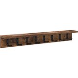  Vješalica za kapute na zidu Dimljeni hrast 80 x 10,5 x 10,5 cm | shoptok.hr