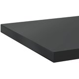  Zidne police 2 kom 100x30 cm crne nehrđajući čelik | shoptok.hr