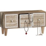 Ad trend predalnik s tremi predali 32x10xh17 cm, les MDF, inox Cene