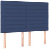  Okvir za krevet bez madraca plavi 140 x 190 cm od tkanine | shoptok.hr